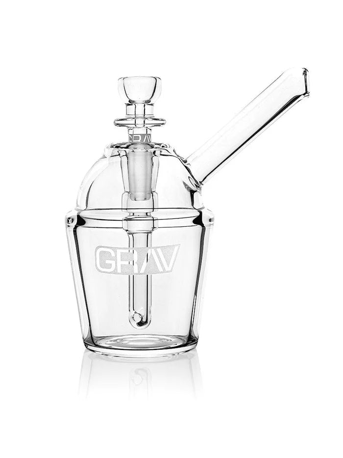 GRAV Slush Cup Pocket Bubbler - CLEAR - 10mm
