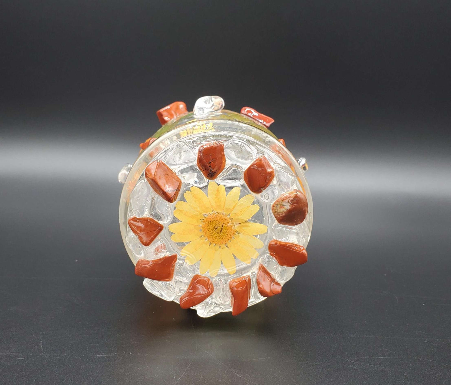 Orange Stash Jar | Moonray Resin