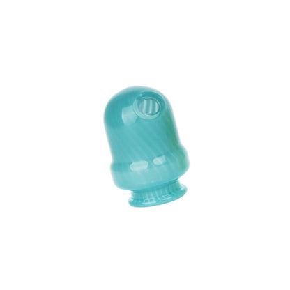 Pulsar Round Tip Glass Mouthpeice Attachment for Puffco Pivot w/ Display Stand - RANDOM COLOR
