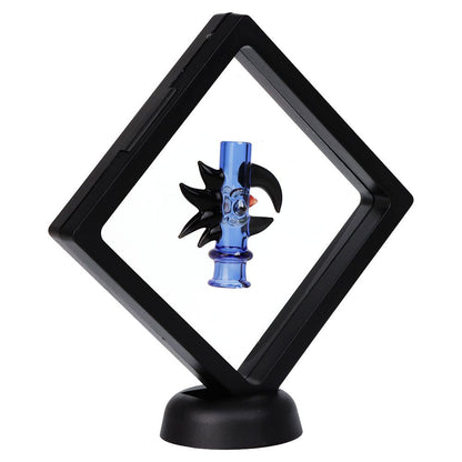 Pulsar Cockatoo Glass Mouthpeice Attachment for Puffco Pivot w/ Display Stand - RANDOM COLOR