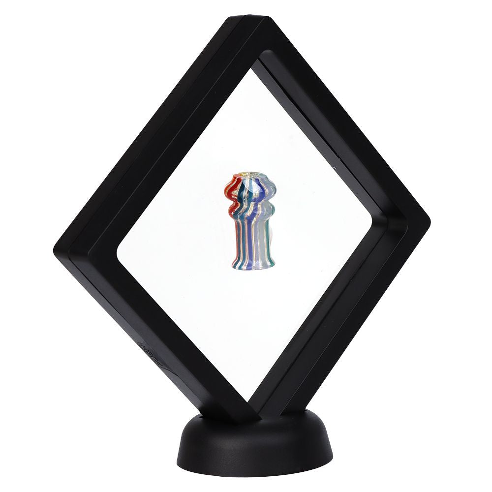 Pulsar Rainbow w/ Opal Glass Mouthpiece Attachment for Puffco Pivot w/ Display Stand - RANDOM COLOR