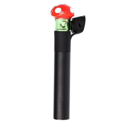 Pulsar Mushroom Glass Mouthpiece Attachment for Puffco Pivot w/ Display Stand - RANDOM COLOR