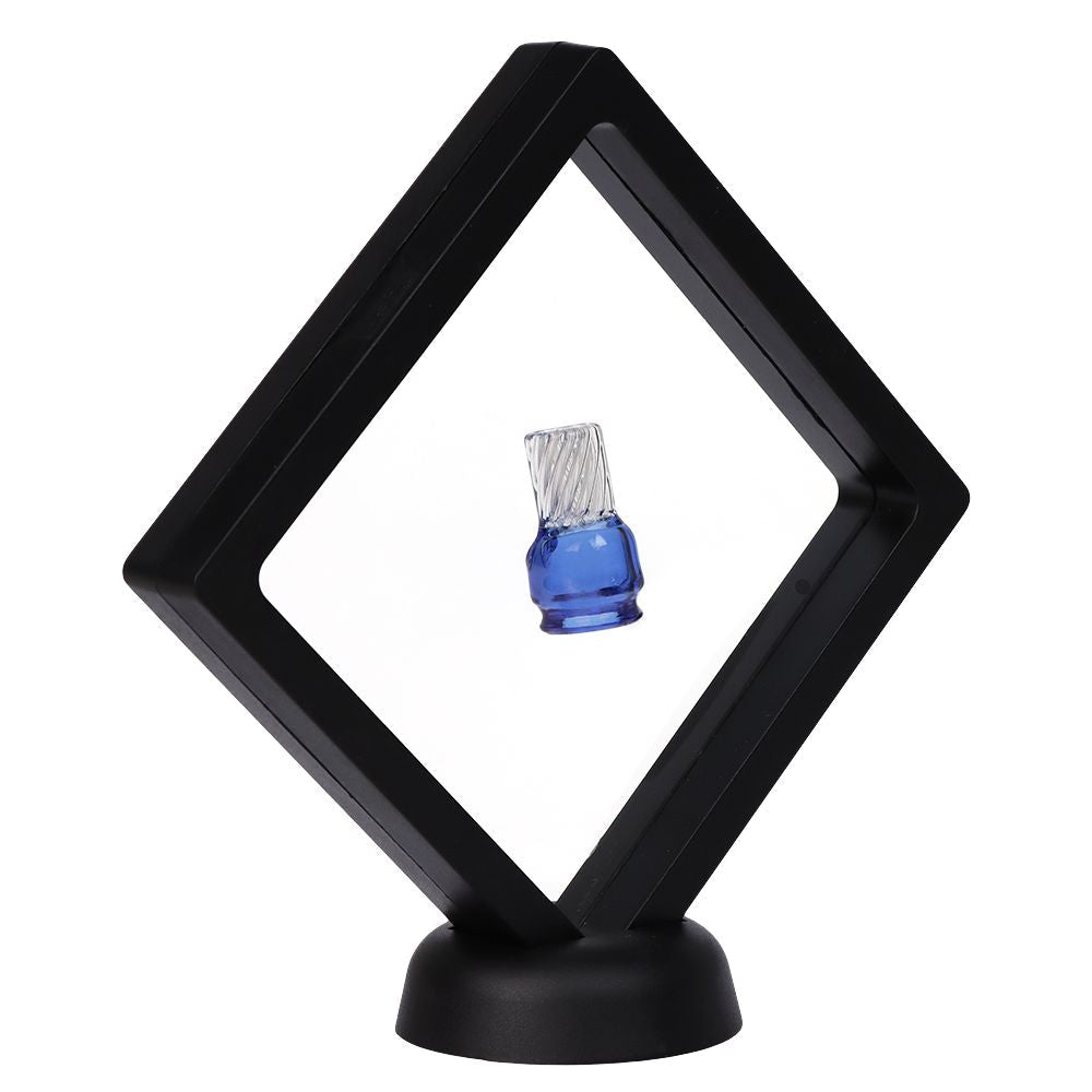 Pulsar Vortex Glass Mouthpiece Attachment for Puffco Pivot w/ Display Stand - RANDOM COLOR