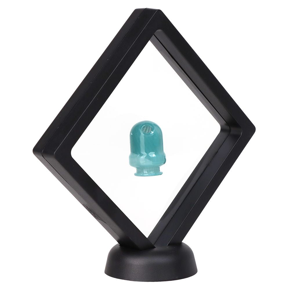 Pulsar Round Tip Glass Mouthpeice Attachment for Puffco Pivot w/ Display Stand - RANDOM COLOR