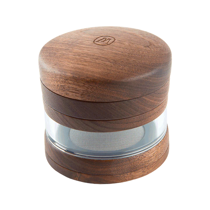 Marley Natural Wood Grinder - Large 4-Piece (Black Walnut)