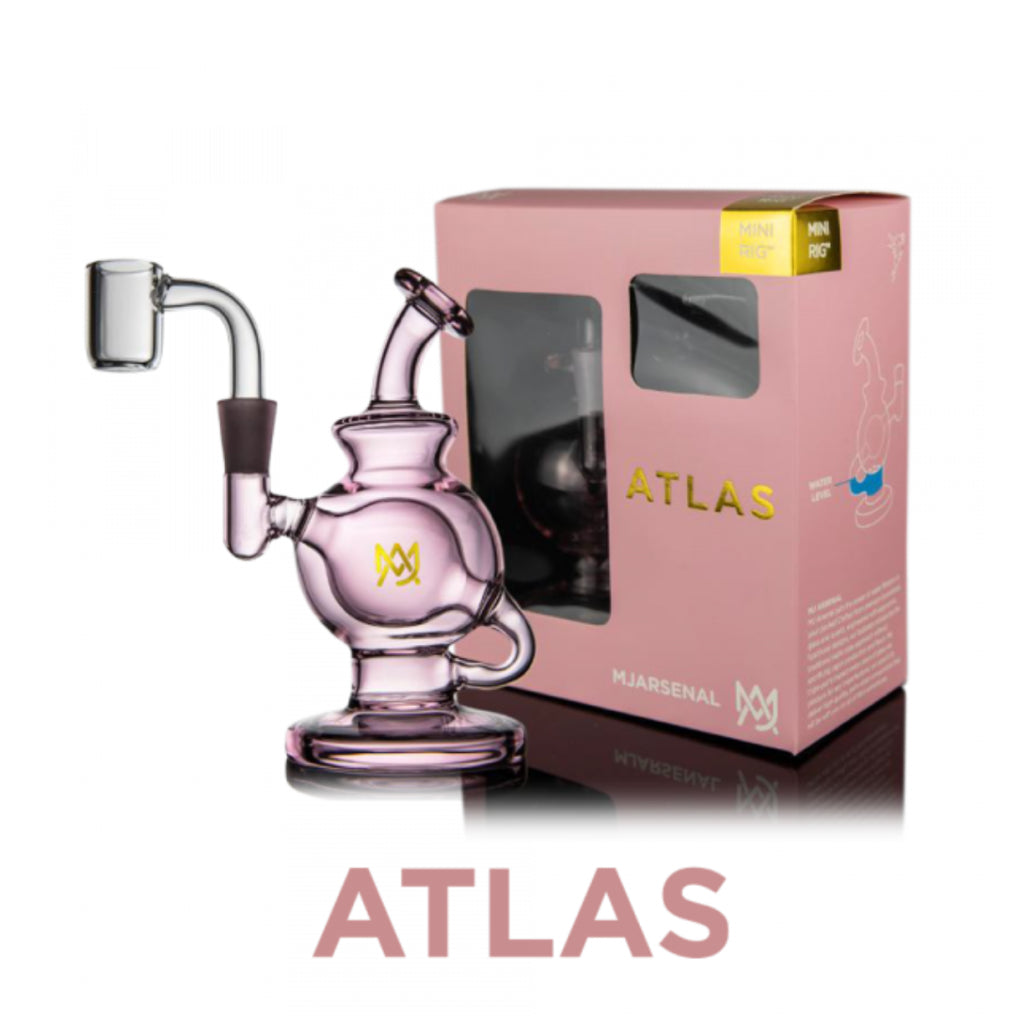 Vintage Vault Spring Steal Deal MJ Arsenal Atlas Mini Dab Rig - Limited Edition Pink