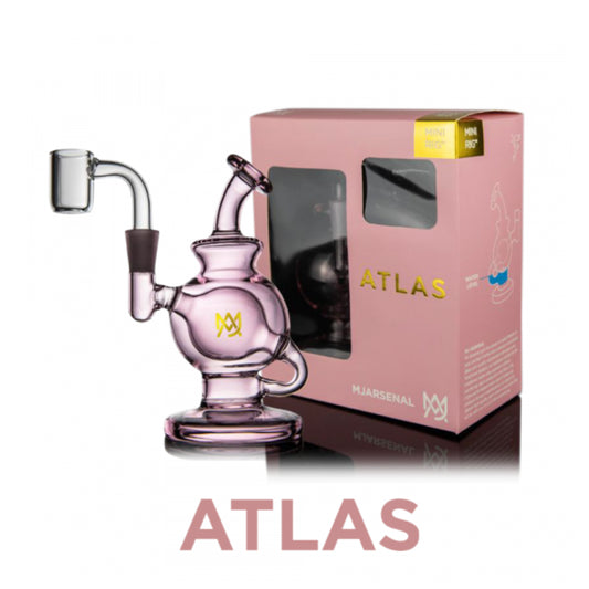 Vintage Vault Spring Steal Deal MJ Arsenal Atlas Mini Dab Rig - Limited Edition Pink