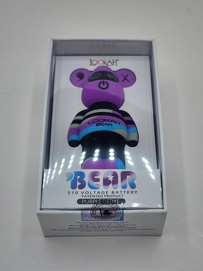 Lookah Bear 510 Cartridge Battery - Purple Tie Dye - Spring Steal Deal - Only 1 Available!