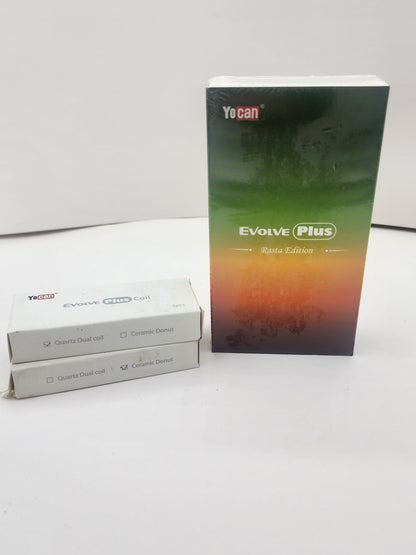 Yocan Evolve Plus Rasta Edition Bundle - Spring Steal Deal - Only 1 Available!