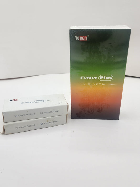 Yocan Evolve Plus Rasta Edition Bundle - Spring Steal Deal - Only 1 Available!