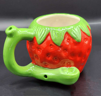 Strawberry Wake and Bake Mug Pipe | Fashioncraft