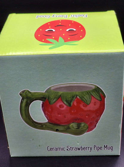 Strawberry Wake and Bake Mug Pipe | Fashioncraft