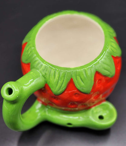 Strawberry Wake and Bake Mug Pipe | Fashioncraft